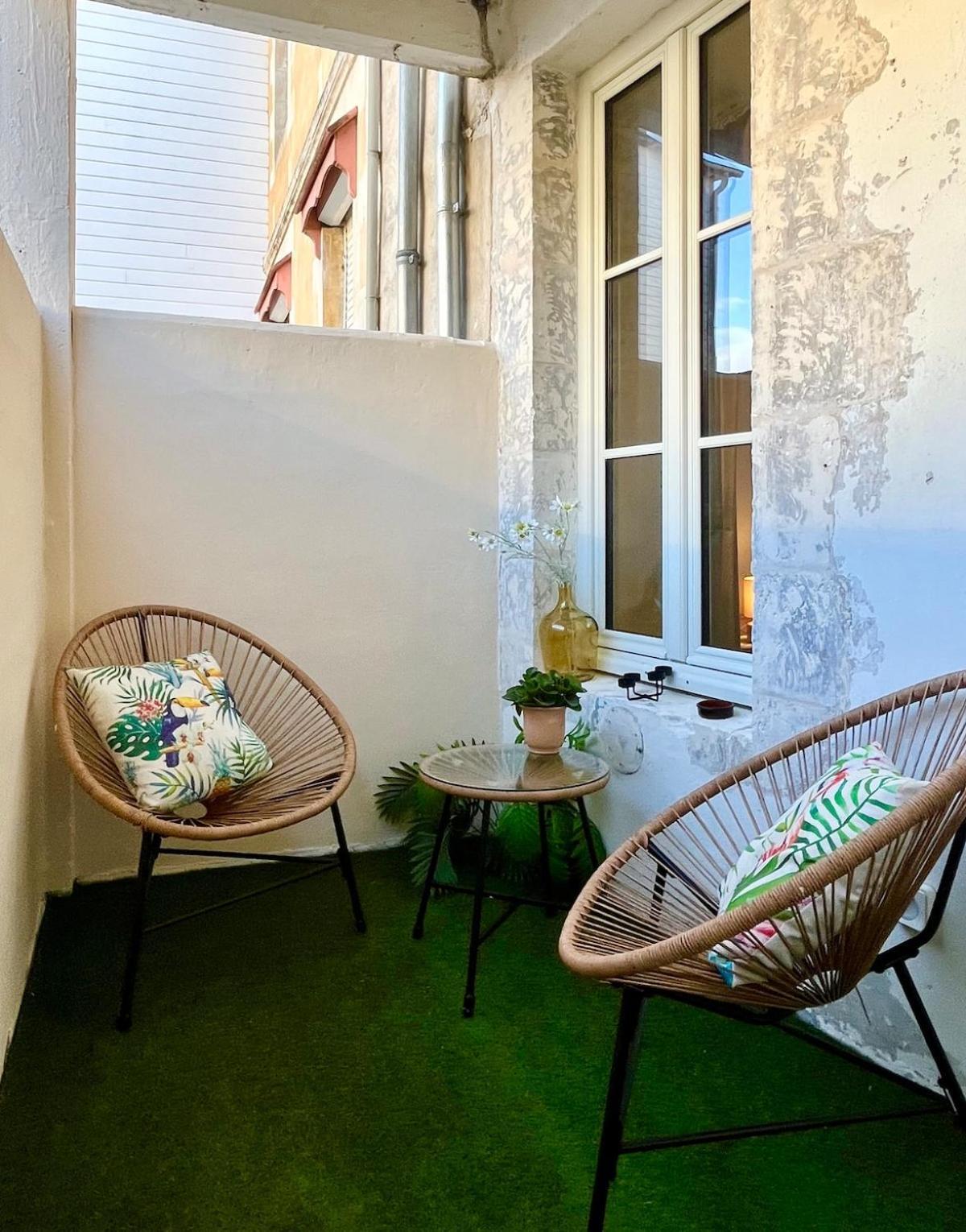 Escapade Vintage Avec Terrasse En Centre Historique Leilighet La Rochelle  Eksteriør bilde